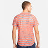 Nike Court Victory Printed Top (M) (Rust Orange) Nike
