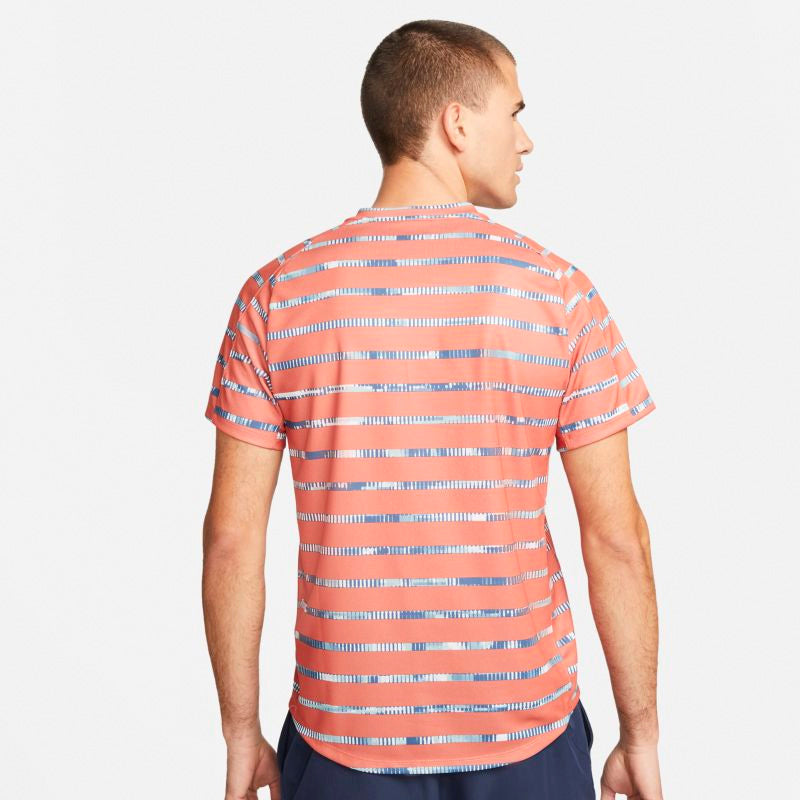 Nike Court Victory Printed Top (M) (Rust Orange) Nike