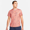 Nike Court Victory Printed Top (M) (Rust Orange) Nike
