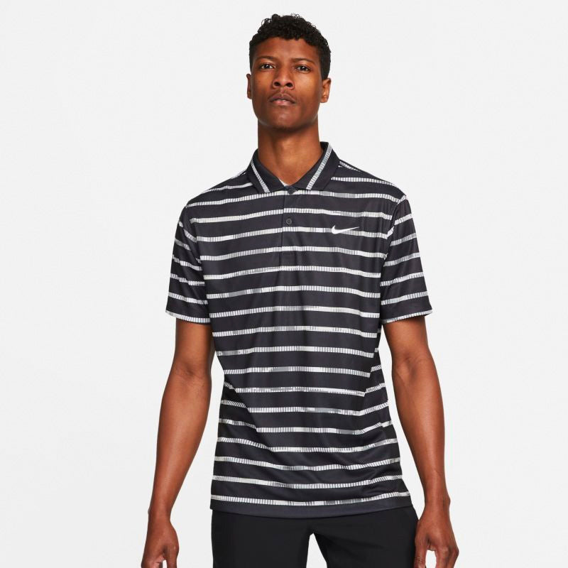 Nike Court Dri-Fit Printed Polo (M) (Black) Nike