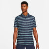 Nike Court Dri-Fit Printed Polo (M) (Navy)