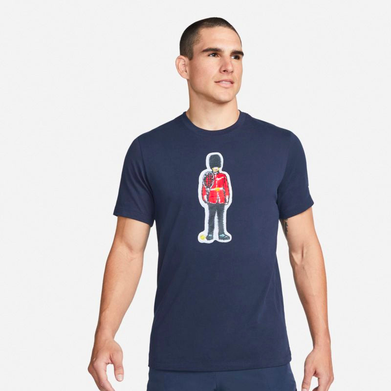 Nike Court Hyperlocal London Tee (M) (Navy) Nike