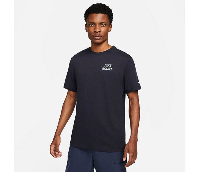 Nike Court Slam Paris Tee (M) (Navy)