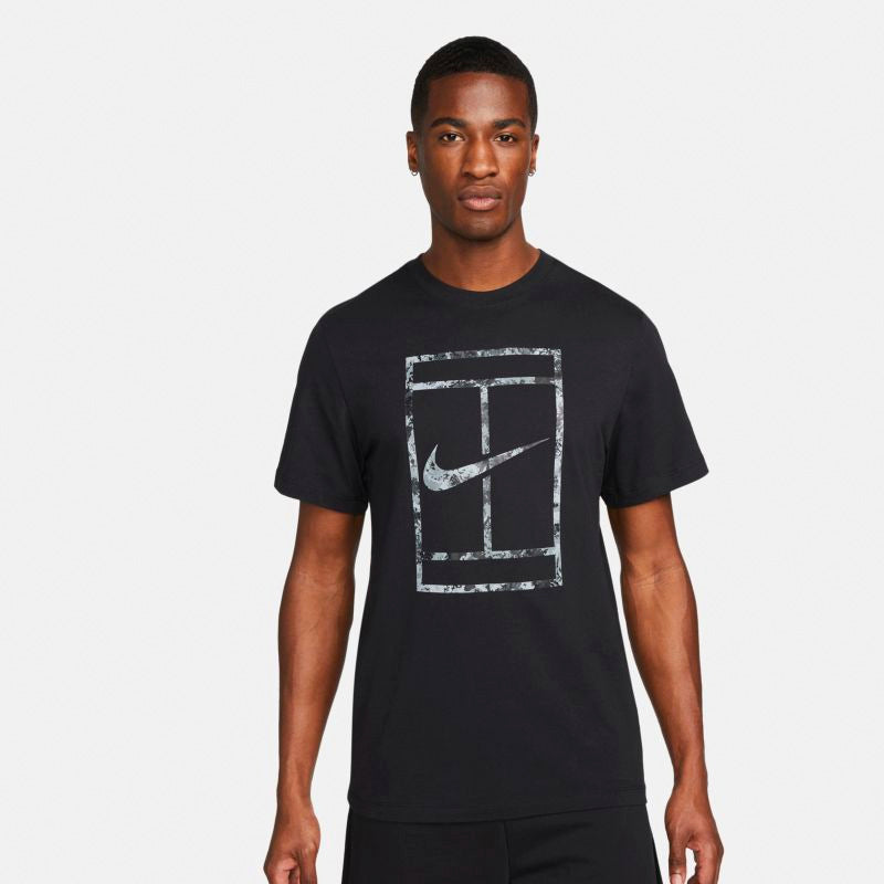 Nike Court Garden Party Tee (M) (Black)