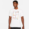 Nike Court Garden Party Tee (M) (White) Nike