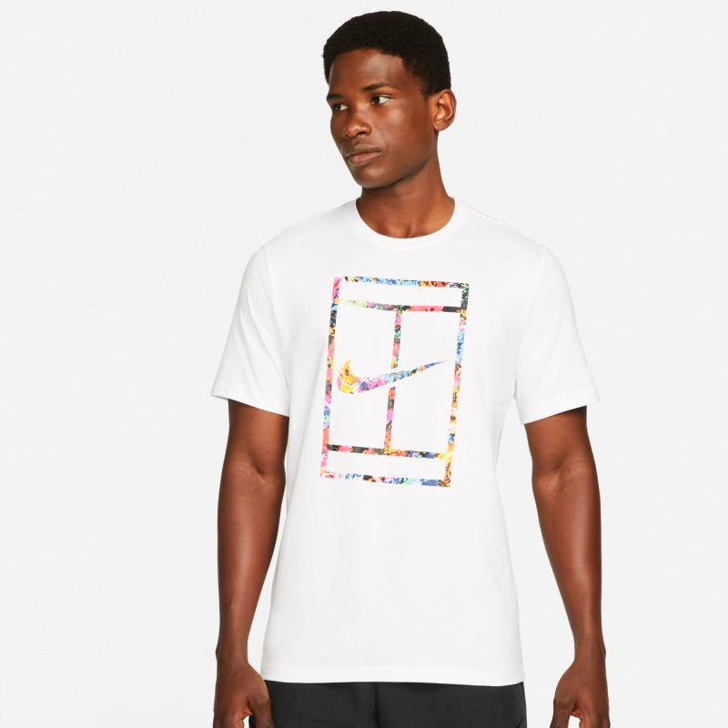 Nike Court Garden Party Tee (M) (White) Nike