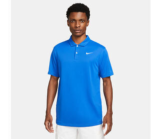Nike Court Dri-Fit Solid Polo (M) (Royal)