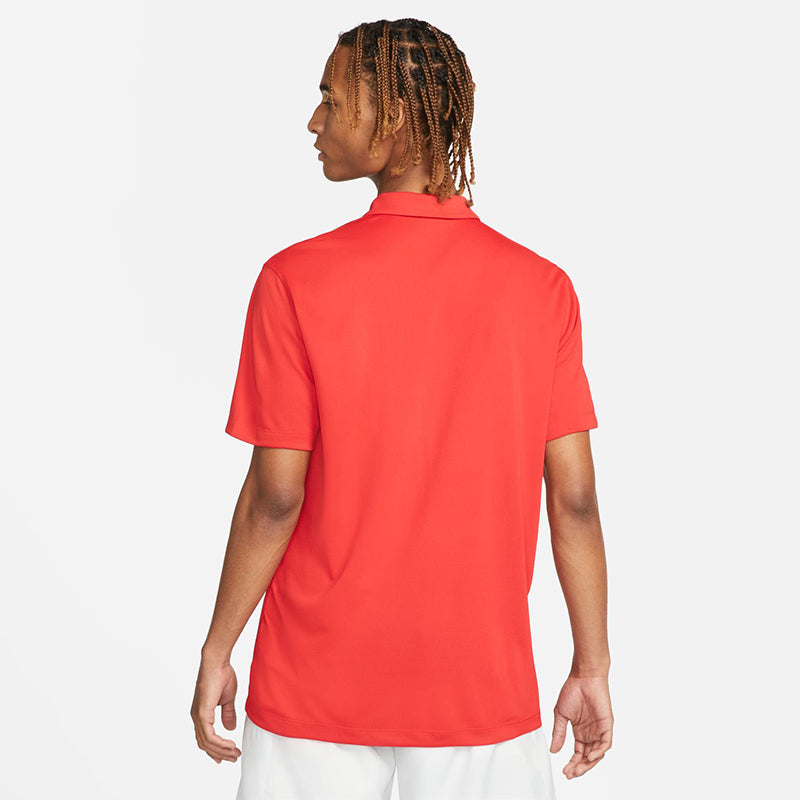 Nike Court Dri-Fit Solid Polo (M) (Red)