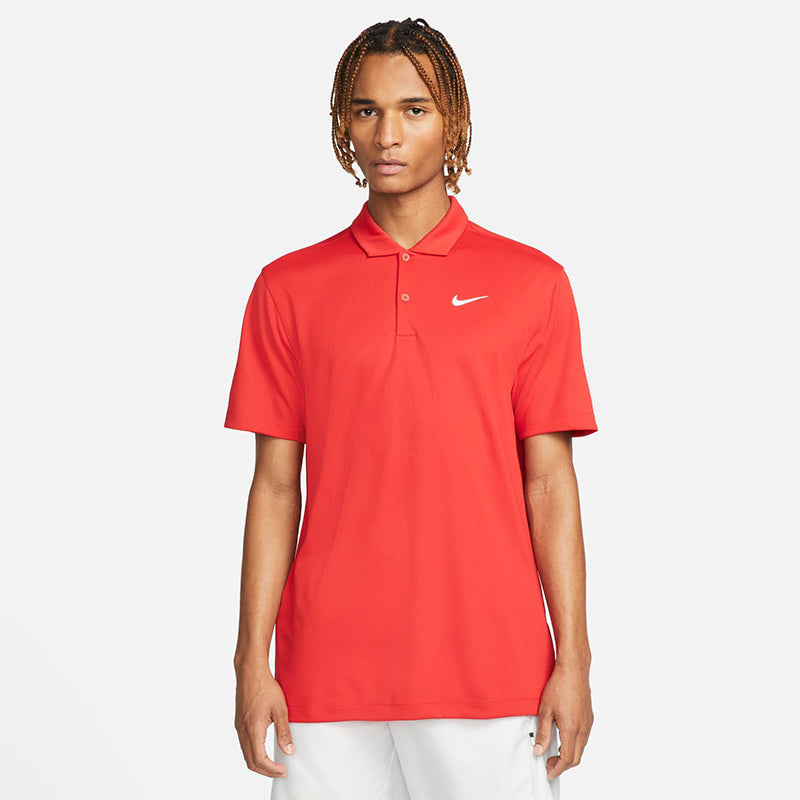 Nike Court Dri-Fit Solid Polo (M) (Red)
