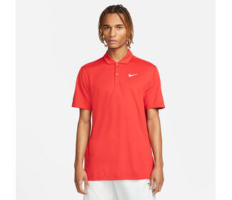 Nike Court Dri-Fit Solid Polo (M) (Red)