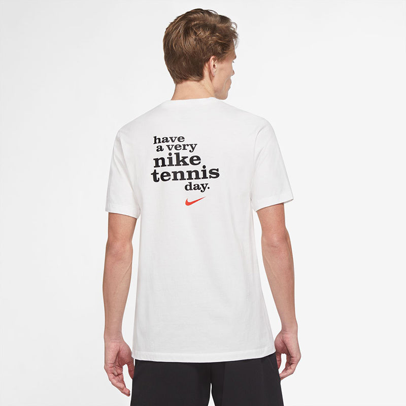 Nike Court Us Open Tee (M) (White) Nike
