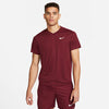 Nike Court Drifit Victory Top (M) (Dark Beetroot)