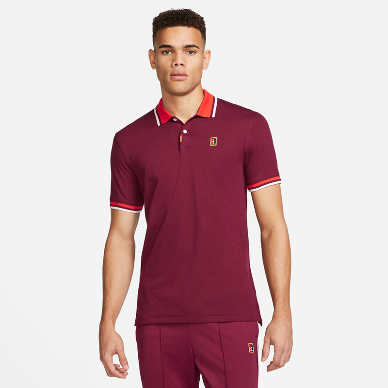 The Nike Heritage Polo Slim 2.0 (M) (Dark Beetroot) Nike
