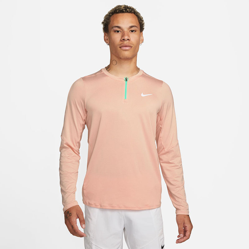 Nike Breathe Advantage Half-Zip Top (M) (Peach)