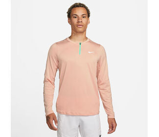 Nike Breathe Advantage Half-Zip Top (M) (Peach)