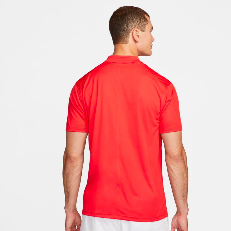 Nike Court Dri-Fit Pique Polo (M) (Red)