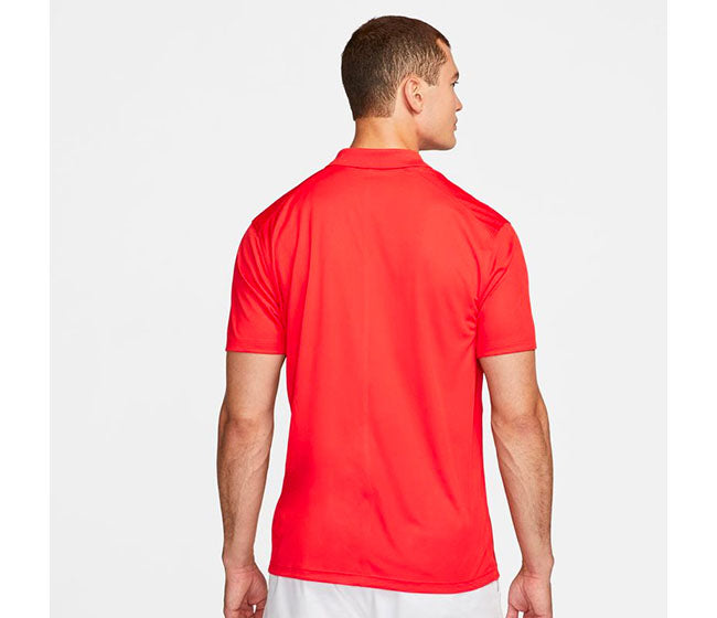 Nike Court Dri-Fit Pique Polo (M) (Red)