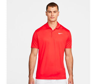 Nike Court Dri-Fit Pique Polo (M) (Red)