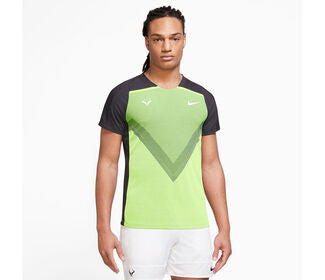 Nike Court Advantage Rafa Top (M) (Grey/Lime)
