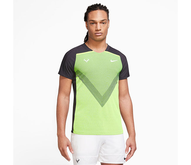Nike Court Advantage Rafa Top (M) (Grey/Lime)
