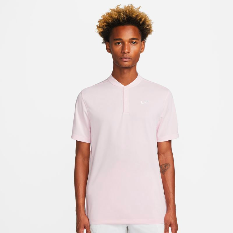 Nike Court Dri-Fit Blade Solid Polo (M) (Pink) Nike
