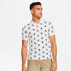 The Nike Printed Polo Slim (M) (White)