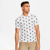 The Nike Printed Polo Slim (M) (White)