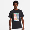 Nike Court Dri-Fit Heritage Tee (M) (Black)