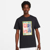 Nike Court Dri-Fit Heritage Tee (M) (Black)