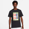 Nike Court Dri-Fit Heritage Tee (M) (Black)