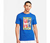 Nike Court Dri-Fit Heritage Tee (M) (Game Royal)