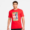 Nike Court Dri-Fit Heritage Tee (M) (Red)
