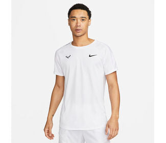 Nike Rafa Challenger Short Sleeve Top (M) (White)