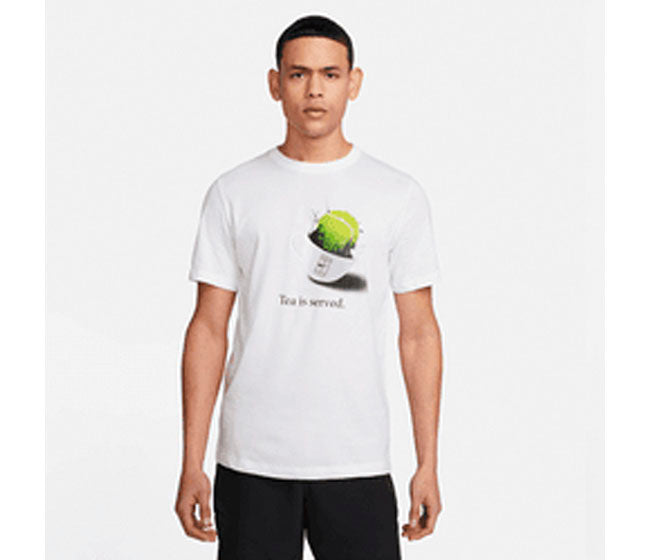 Nike Court Dri-Fit Wimbledon Tee (M) (White)