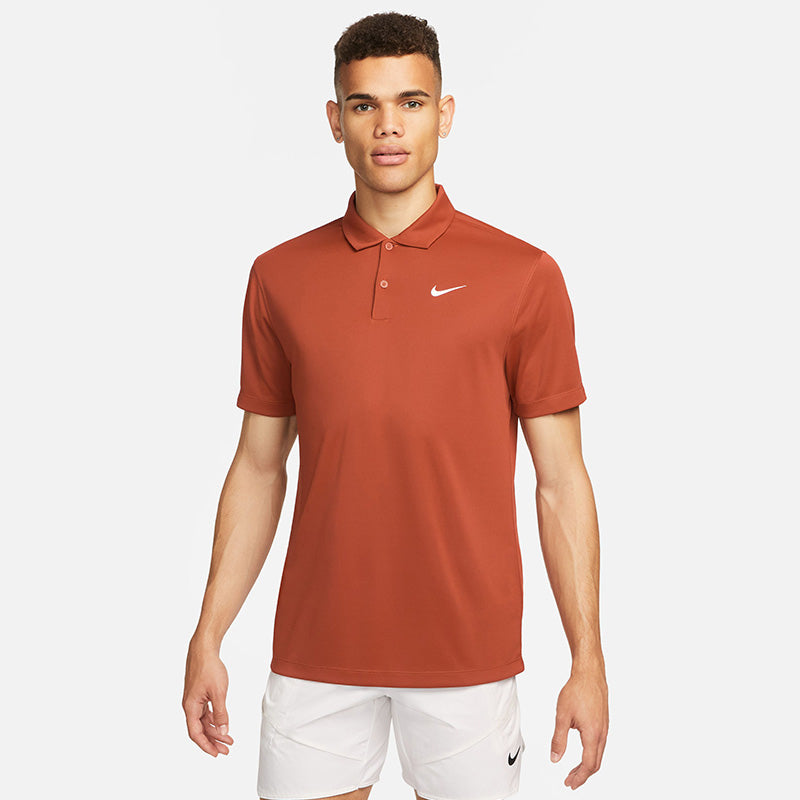 Nike Court Dri-Fit Solid Polo (M) (Rugged Orange) Nike