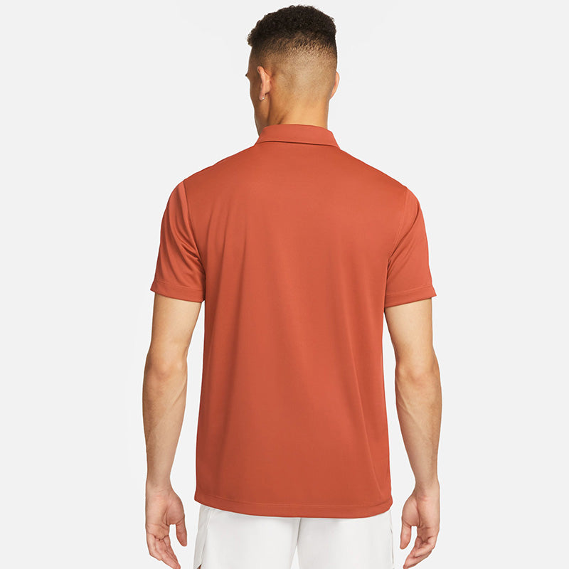 Nike Court Dri-Fit Solid Polo (M) (Rugged Orange) Nike