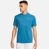 Nike Court Dri-Fit Blade Solid Polo (M) (Industrial Blue)
