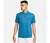 Nike Court Dri-Fit Blade Solid Polo (M) (Industrial Blue)