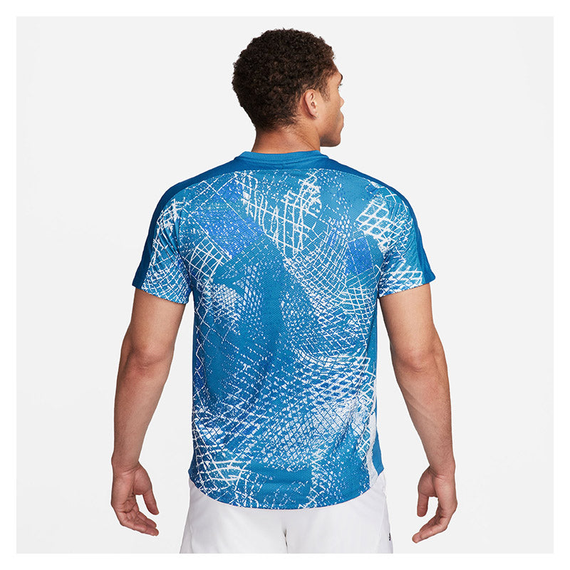 Nike Court Victory Novelty Top (M) (Industrial Blue) Nike