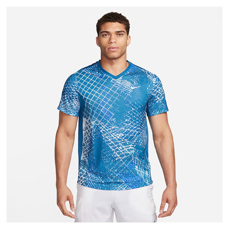 Nike Court Victory Novelty Top (M) (Industrial Blue) Nike