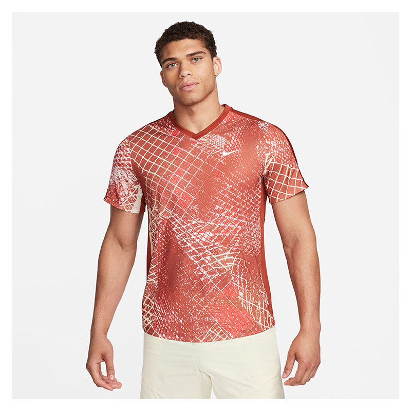 Nike Court Victory Novelty Top (M) (Rugged Orange) Nike