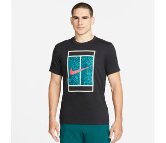 Nike Court Dri-Fit Tee (M) (Black)