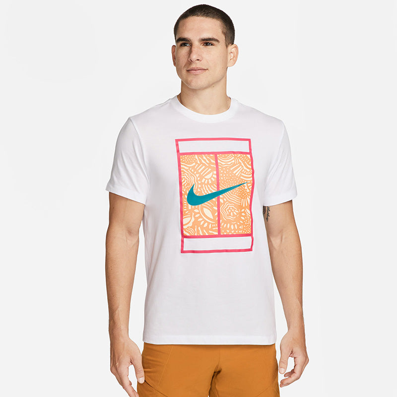 Nike Court Dri-Fit Tee (M) (White) Nike