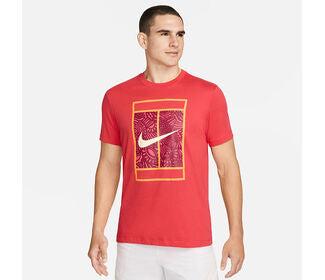 Nike Court Dri-Fit Tee (M) (Track Red)