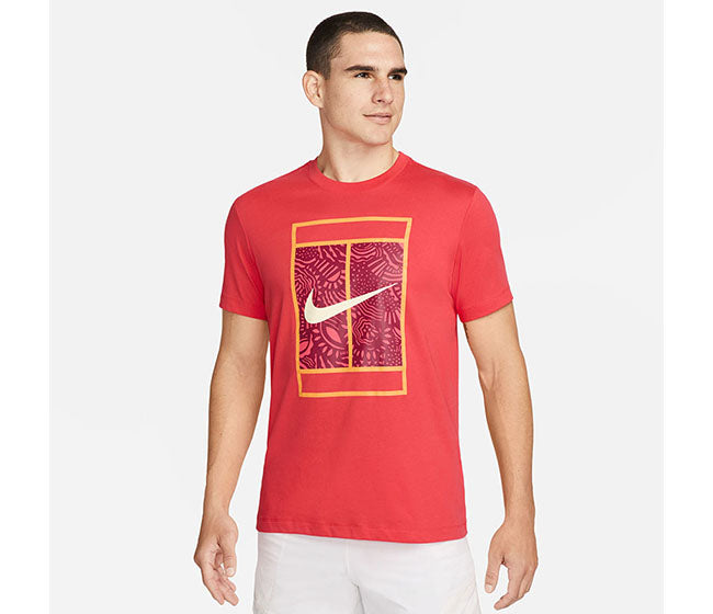 Nike Court Dri-Fit Tee (M) (Track Red)