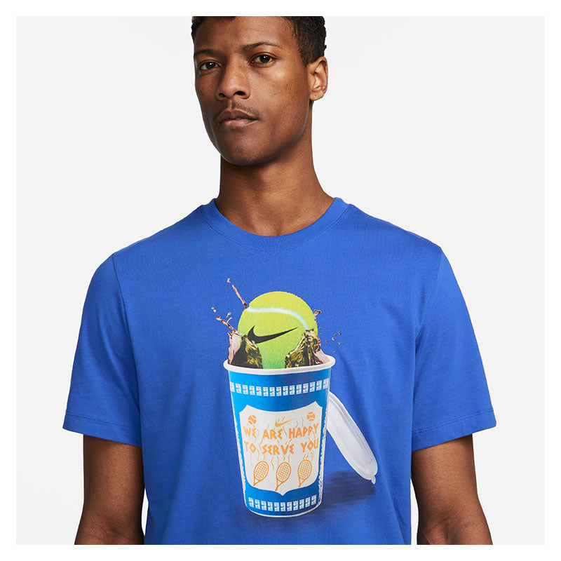 Nike Court Heritage Ny Tee (M) (Royal) Nike