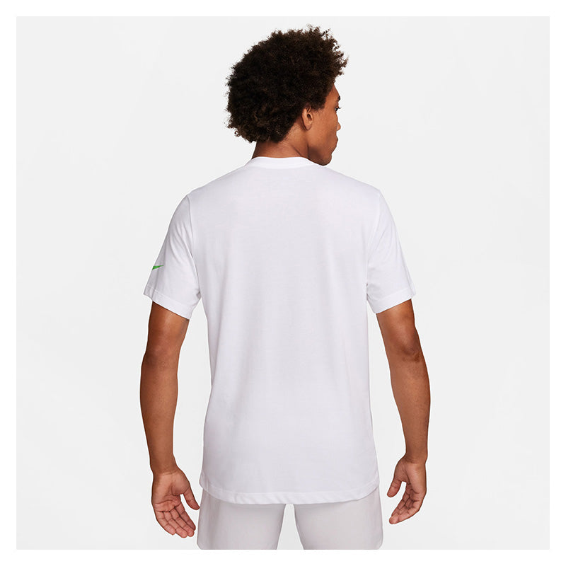 Nike Court Dri-Fit Rafa Tee (M) (White)
