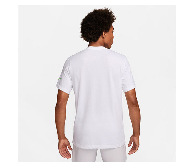 Nike Court Dri-Fit Rafa Tee (M) (White)
