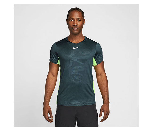 Nike Court Advantage Printed Top (M) (Deep Jungle)