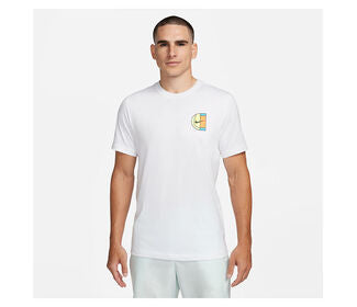 Nike Court Heritage Court Tee (M) (White)